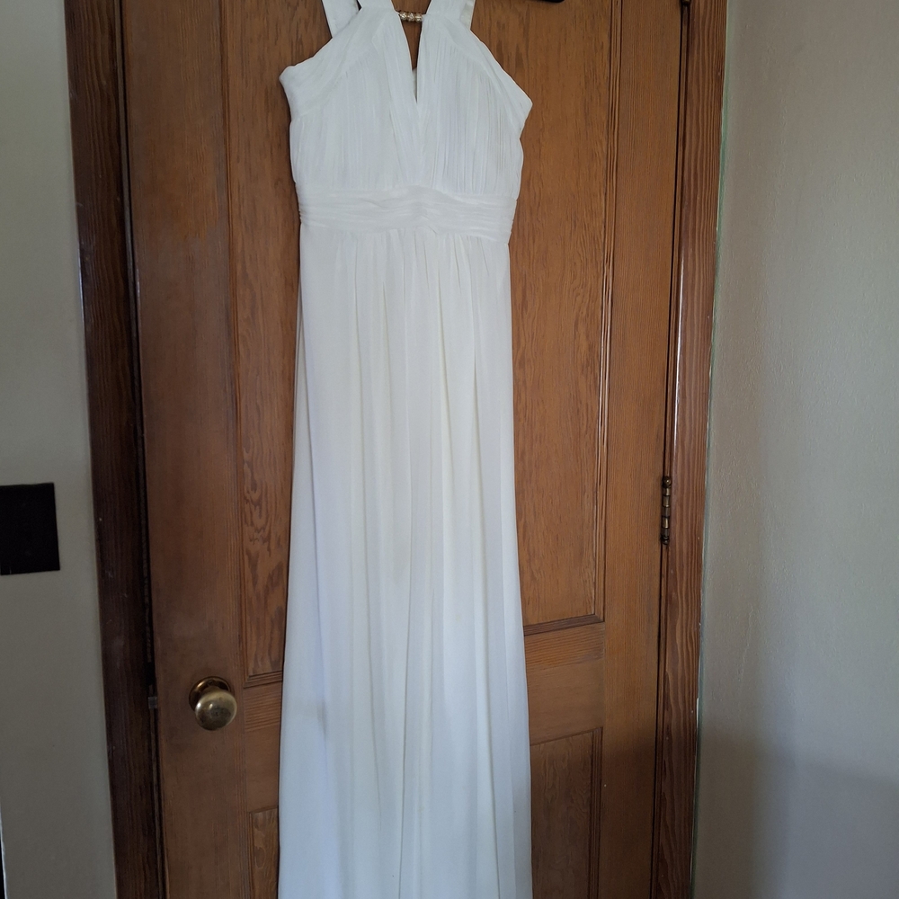 Ivanka Trump White Maxi Dress